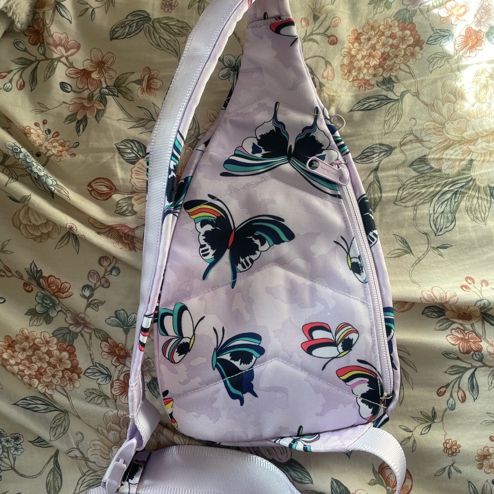 Vera Bradley Butterfly Sling Bag - Purple - Picture 2 of 4